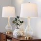 Hearth and Haven Jenny Table Lamp in Clear Crackle and Gold (Set of 2), , large