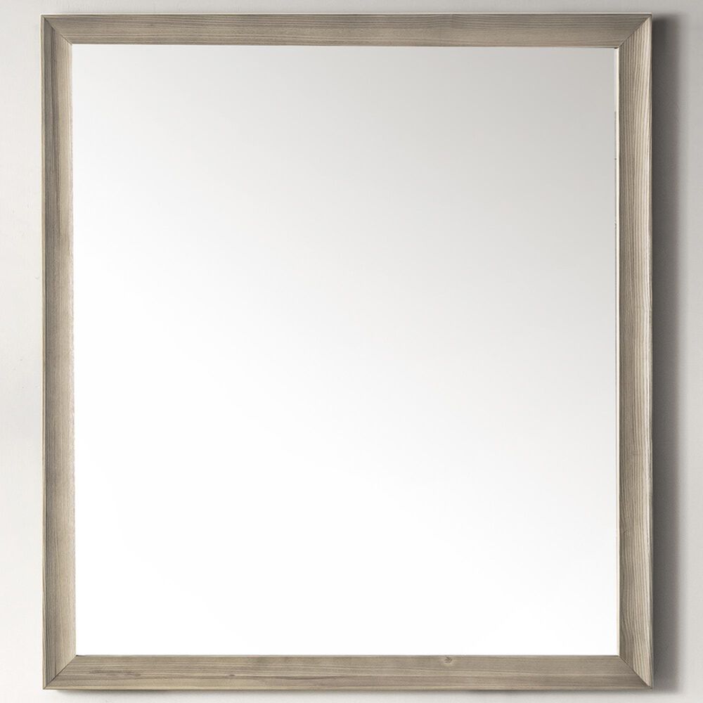 James Martin Vanities Glenbrooke 36&quot; Rectangular Mirror in Whitewashed Oak, , large