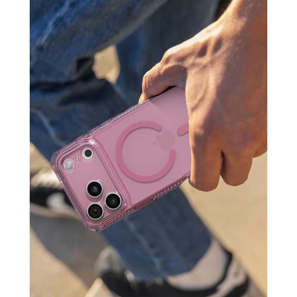 ITSkins Hybrid_R Vapor MagSafe Case for Apple iPhone 17 Pro Max - Light Pink, , large