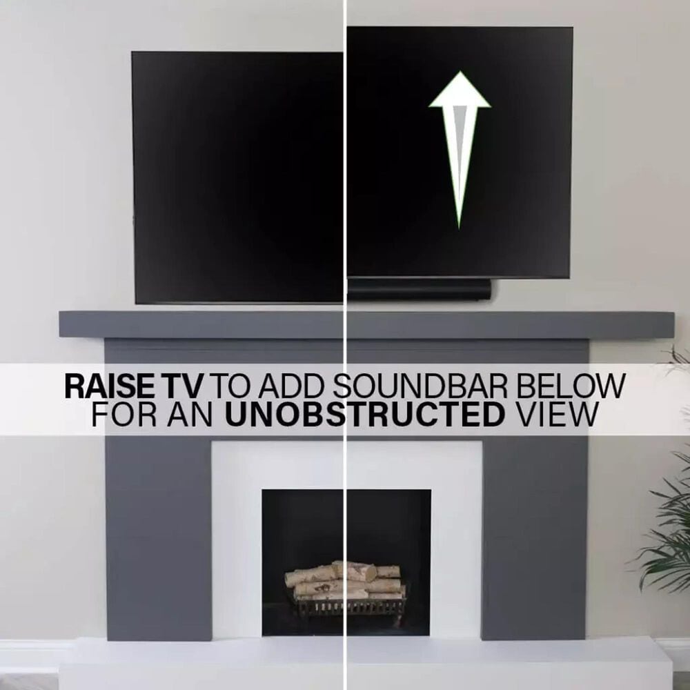 Sanus Advanced Full-Motion 4D and Shift Wall Mount for 32" - 65" TVs in Black, , large