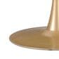 Zuo Modern Opus Dining Table in White/Gold, , large