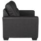 Ashley Barlin Mills Stationary Sofa and Loveseat Set in Carbon, , large