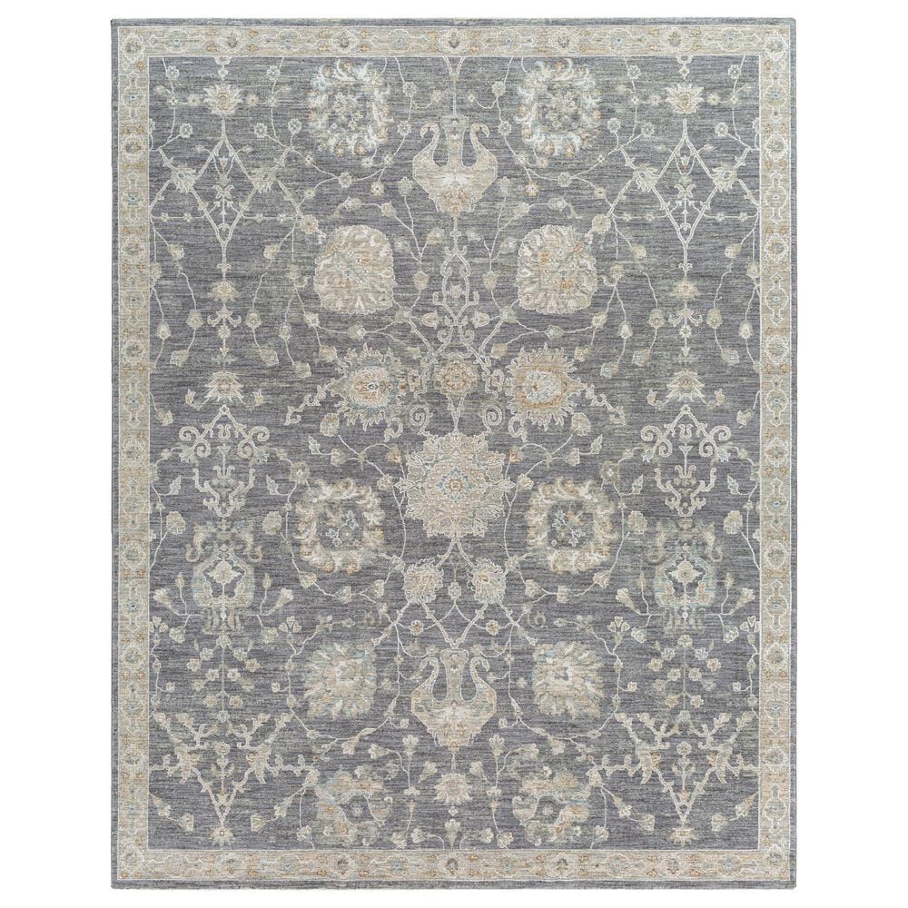 Surya Avant Garde 12" x 15" Gray, Beige and Denim Area Rug, , large