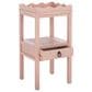 Safavieh Darlyn One Drawer Accent Table in Pink, , large