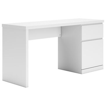 Ashley Onita 1-Drawer Home Office Desk in White, , large