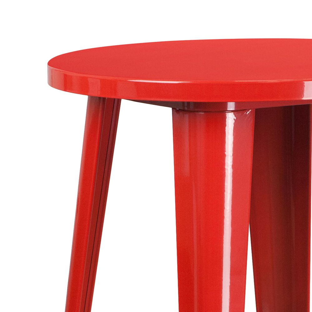 Flash Furniture 24&quot; Round Bar Table in Red, , large