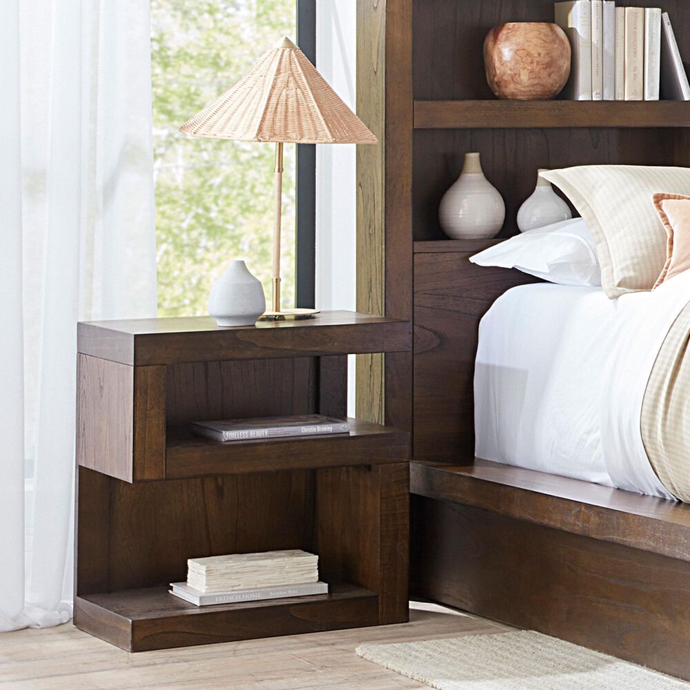 Riva Ridge Modern Loft California King Platform Bed in Brownstone, , large