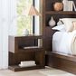 Riva Ridge Modern Loft California King Platform Bed in Brownstone, , large