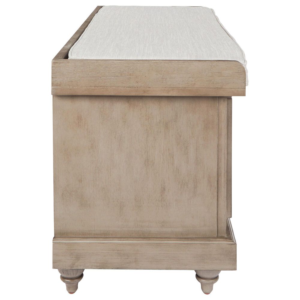 OSP Home Dover Storage Bench in Antique Gray, , large