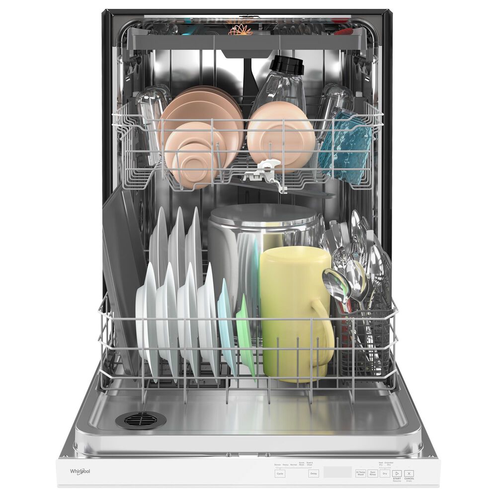 Whirlpool 24&quot; Fully Integrated Dishwasher in White, , large