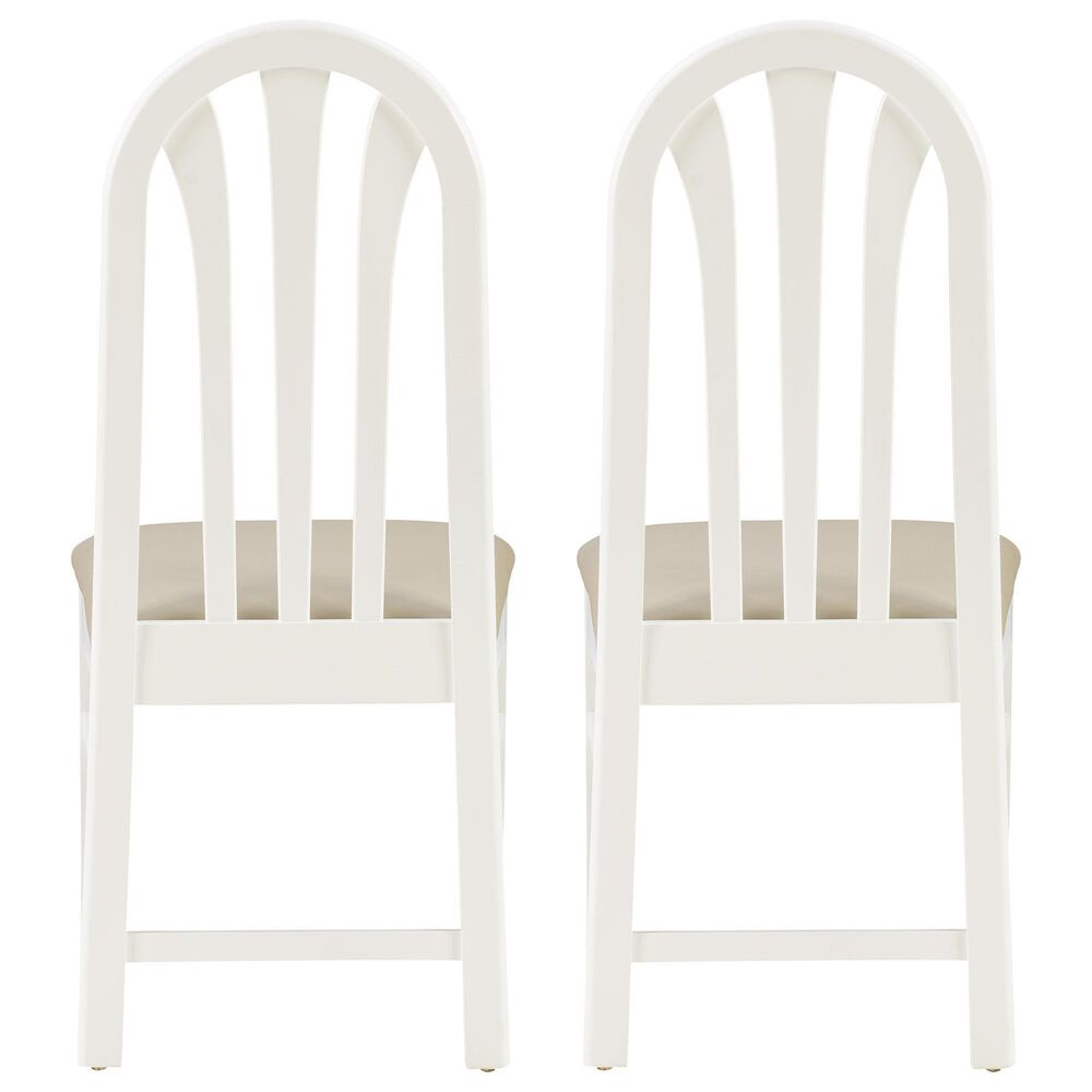Linon Home Decor Jesper Side Chair in White (Set of 2), , large