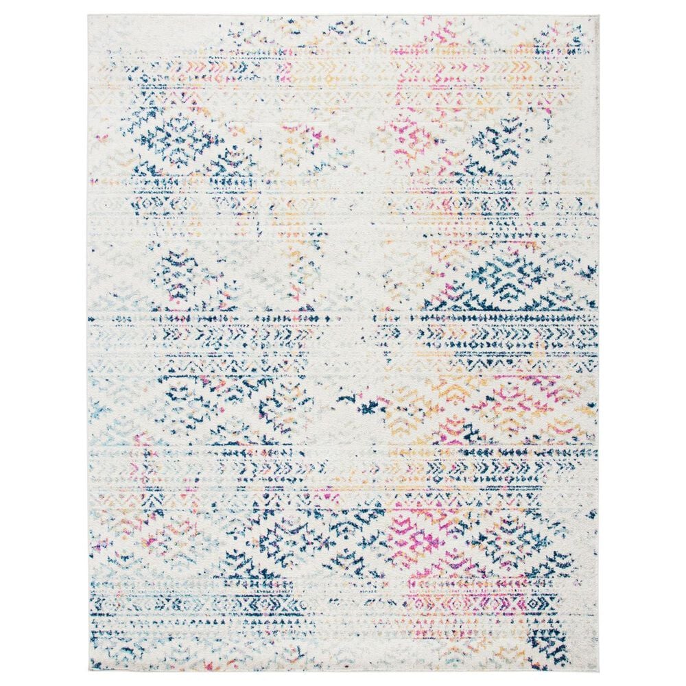 Safavieh Tulum Ivory and Blue 9&#39; x 12&#39; Area Rug, , large