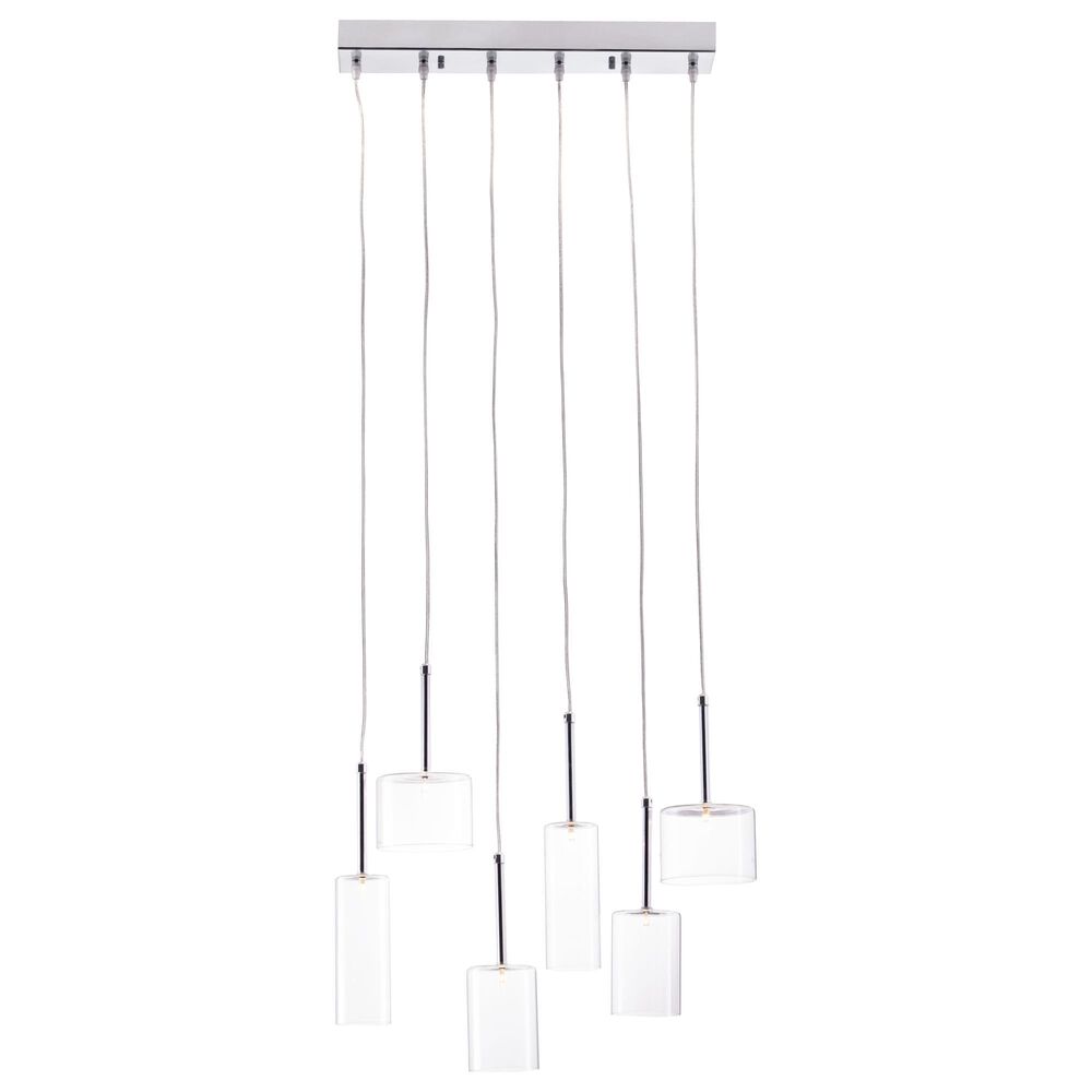 Zuo Modern Hale Ceiling Lamp in Clear, , large