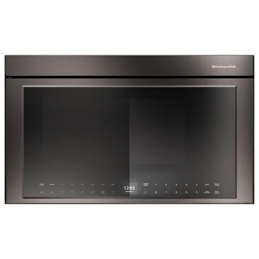 KitchenAid 1.1 Cu. Ft. Multifunction Over-the-Range Microwave Oven Flush Built-In Design in Black Ore, , large