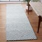 Safavieh Micro-Loop MLP353F 2"3" x 9" Gray and Ivory Runner, , large