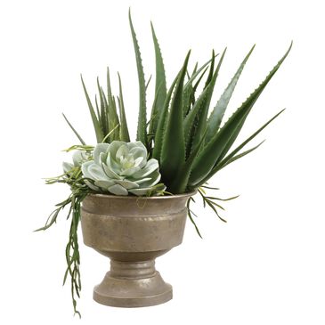 Allstate Floral and Craft Inc 30" Agave/Echev in Pot in Green, , large