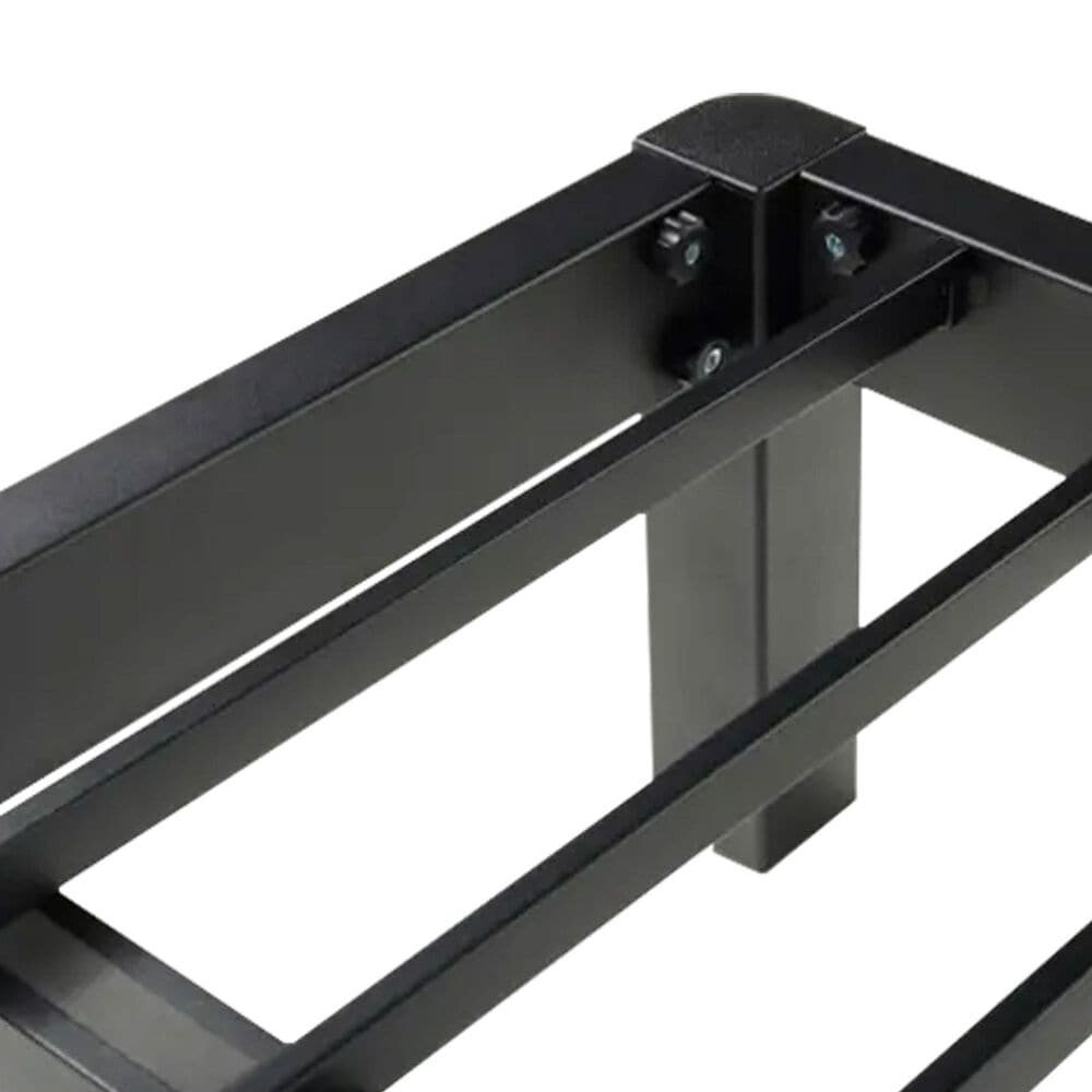 Purple Twin Metal Platform Base in Matte Black, , large