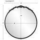 Uttermost 30" Round Wall Mirror in Satin Black, , large