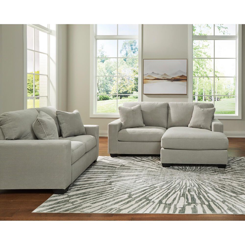 Ashley Greenbriar Stationary Sofa Chaise in Smoke, , large