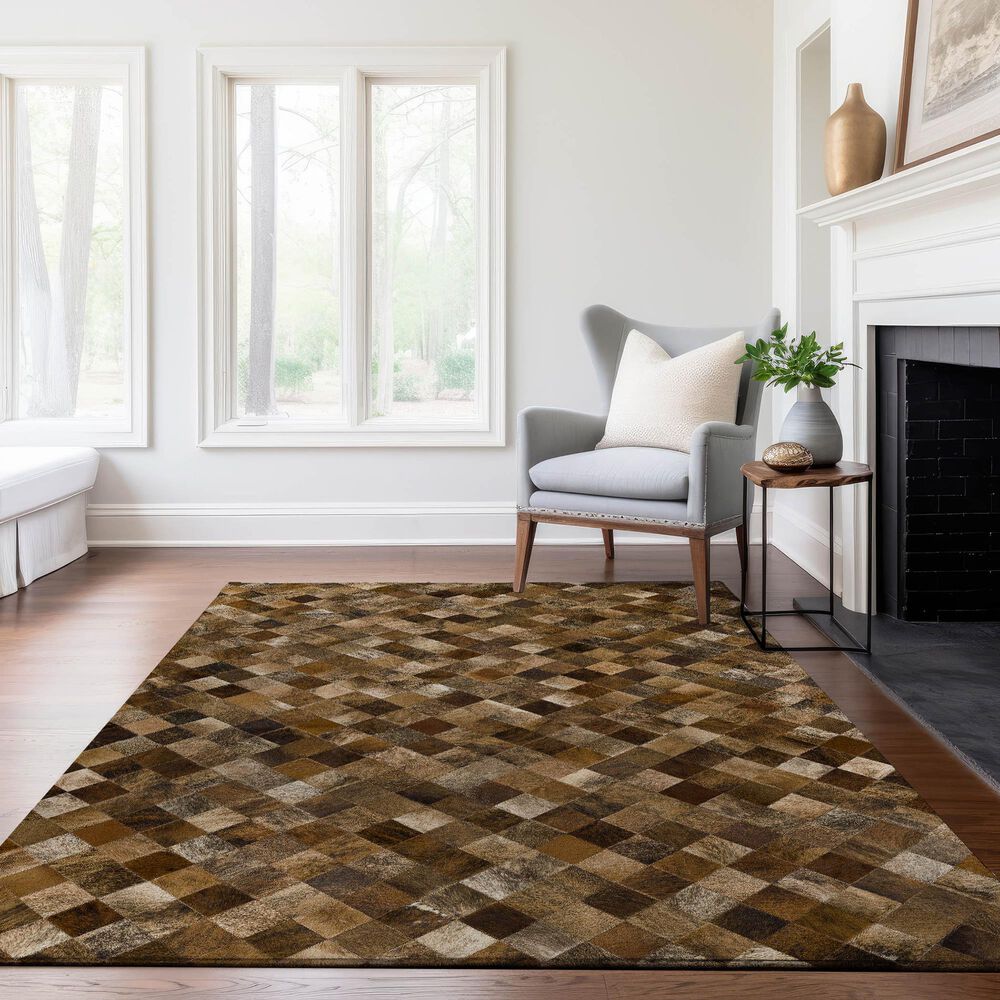 Dalyn Rug Company Bozeman BM2 Brown 3&#39; x 5&#39; Area Rug, , large