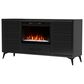 Legends Home Malibu 64" Fireplace Console in Seal Skin, , large