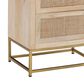 37B Urban Boho Raphael Side Table in Natural and Gold, , large