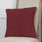 Rizzy Home 20" x 20" Poly-Fill Pillow in Dark Red, , large