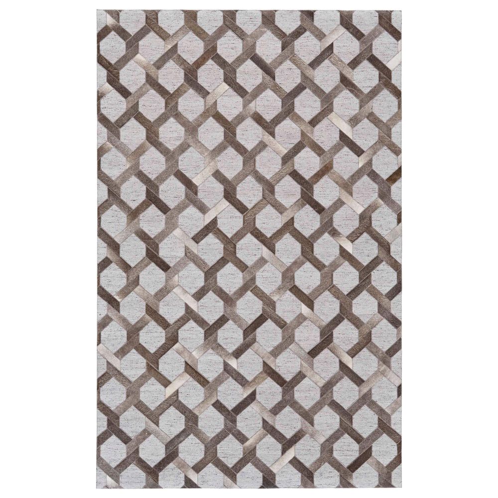 Feizy Fannin 9"6" x 13"6" Steel and Storm Area Rug, , large