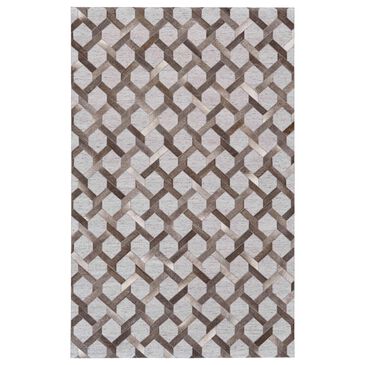 Feizy Fannin 9"6" x 13"6" Steel and Storm Area Rug, , large