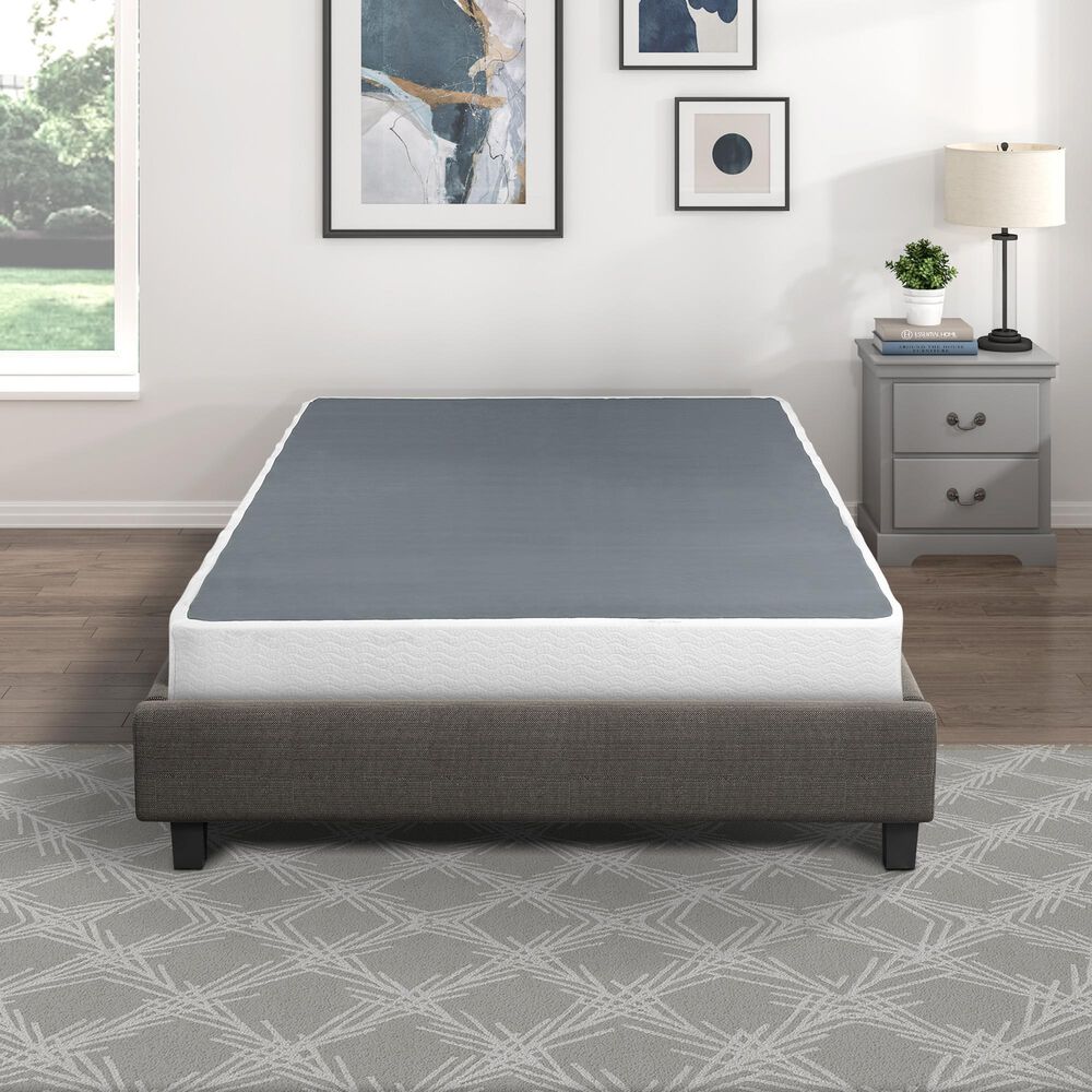Hearth and Haven California King Foundation with Textured Fabric Cover, , large