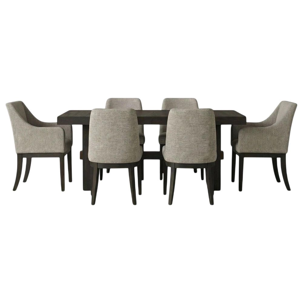 Millenium Burkhaus 7-Piece Dining Set with 1 Table Leaf in Dark Brown, , large