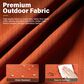 HOMLUX 6-Piece Patio Conversation Set in Orange Red, , large