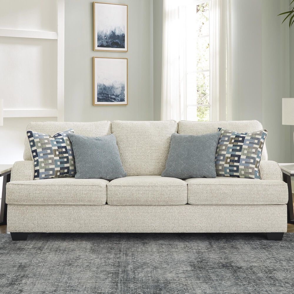 Signature Design by Ashley Valerano Queen Sofa Sleeper in Parchment NFM