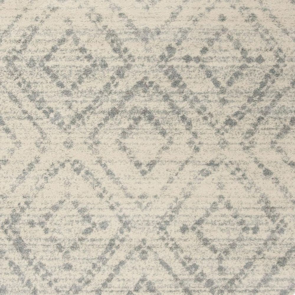 Safavieh Adirondack ADR131T-6R 6&#39; Round Ivory and Light Blue Area Rug, , large