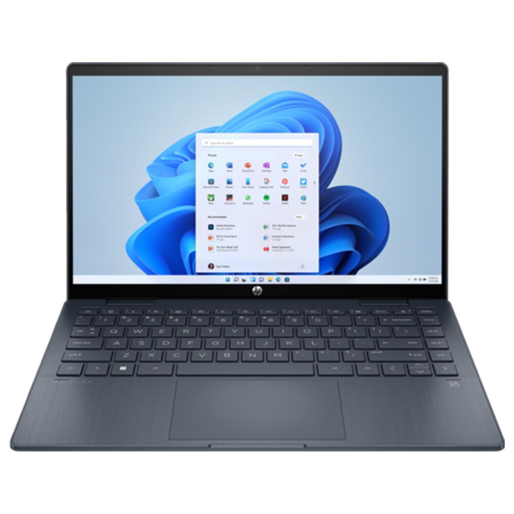 HP Pavilion x360 14" 2-in-1 Laptop PC | Intel Core 3 100U - 8GB RAM - Intel Graphics - 256GB SSD in Space Blue, , large