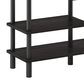 HOMLUX Turn-N-Tube 5-Tier Accent Display Rack in Espresso and Black, , large