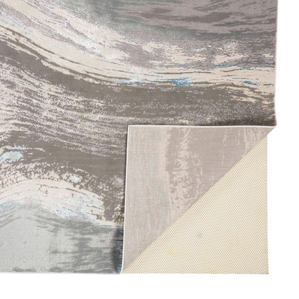 Feizy Azure 6&#39;7&quot; x 9&#39;6&quot; Gray and Silver Area Rug, , large