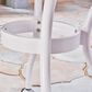 Hearth and Haven Phoenix Outdoor Round Dining Table in White - Table Only, , large