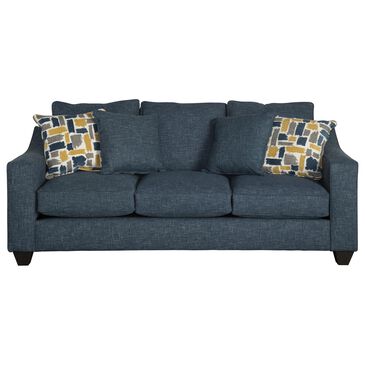 J Cooper USA Stationary Sofa in Galaxy Blue, , large
