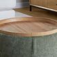 Lumisource Tray Storage Pouf with Leg in Green, , large