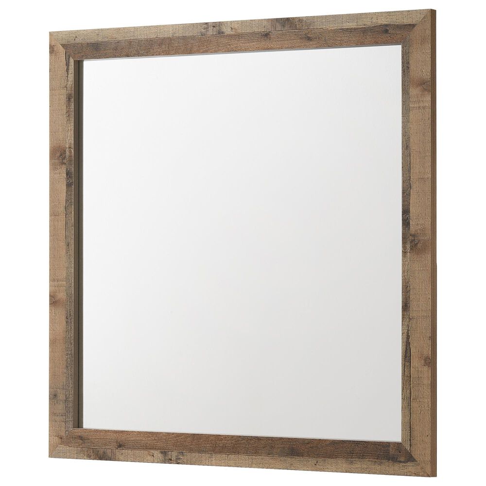 Crown Mark Elmer Dresser Mirror in Rustic Brown, , large