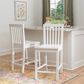 Linon Home Decor Percival Counter Stool in Bright White (Set of 2), , large