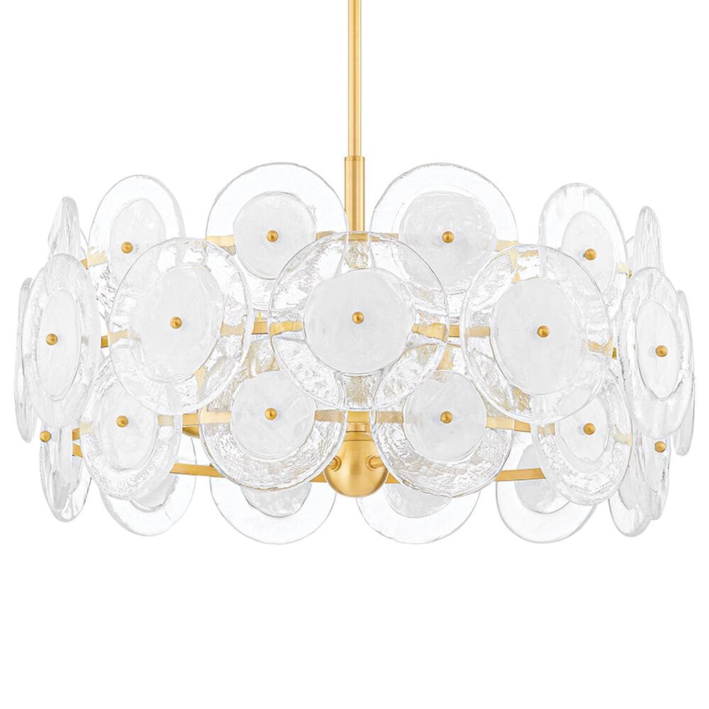 Mitzi Lighting Zoella 5-Light Chandelier in Aged Brass, , large