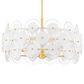 Mitzi Lighting Zoella 5-Light Chandelier in Aged Brass, , large