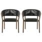 Blue River Doris Patio Dining Chair in Light Eucalyptus and Charcoal (Set of 2), , large