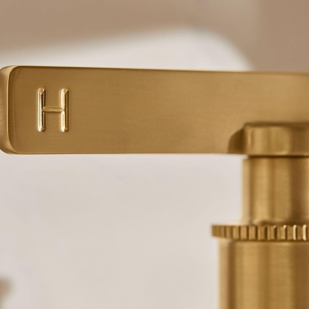Kohler Castia Widespread Bathroom Sink Faucet in Vibrant Brushed Moderne Brass, , large