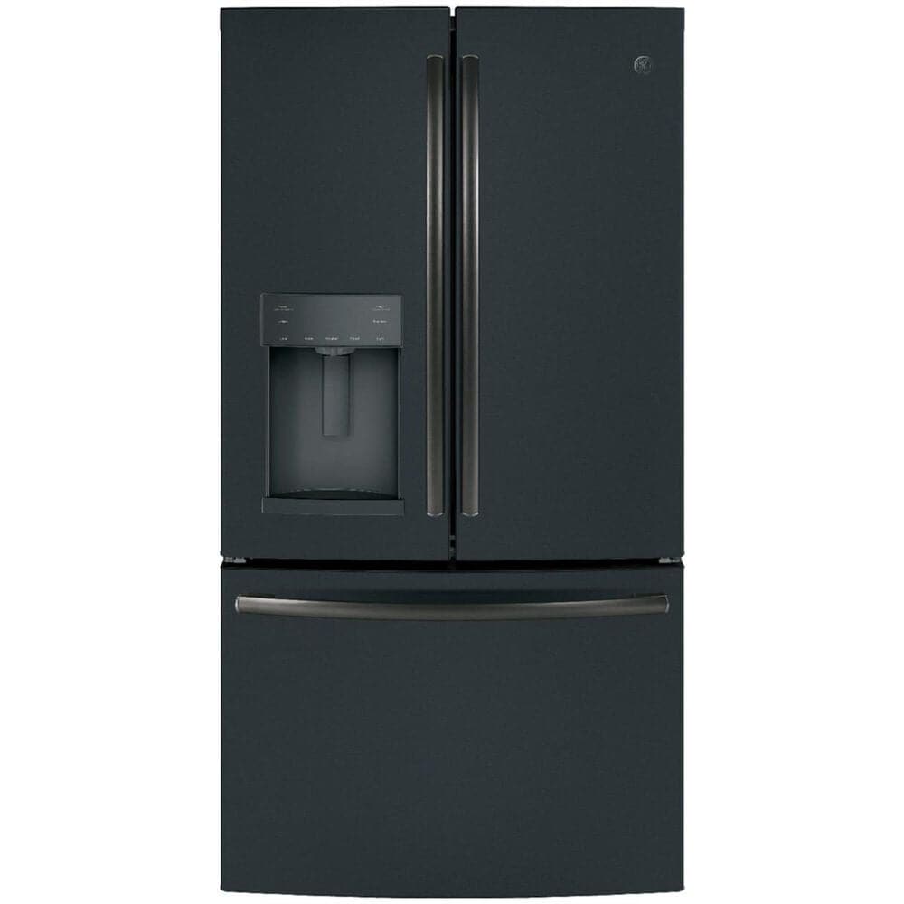GE Appliances 27.8 Cu. Ft. Energy Star French-Door Refrigerator in Black Slate, , large