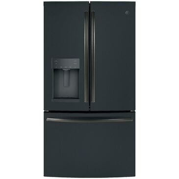 GE Appliances 27.8 Cu. Ft. Energy Star French-Door Refrigerator in Black Slate, , large