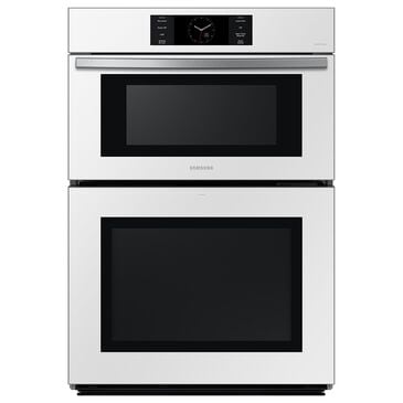 Samsung Bespoke 30" Microwave Combination Wall Oven with Flex Duo in White Glass, , large