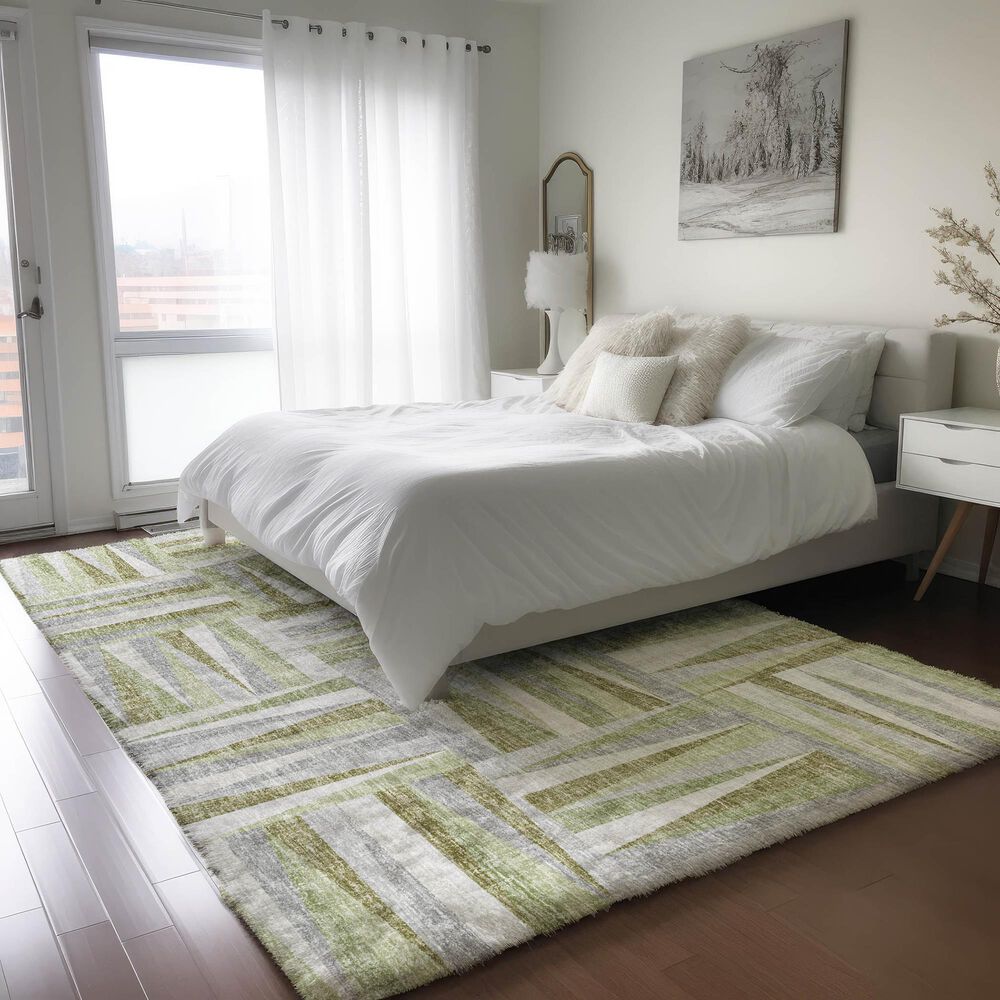 Dalyn Rug Company Lorenzo LN2 Green 9&#39; x 12&#39; Area Rug, , large